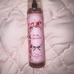 Bath & Body Works Pink Chiffon Fine Fragrance Mist - Pink, Gold